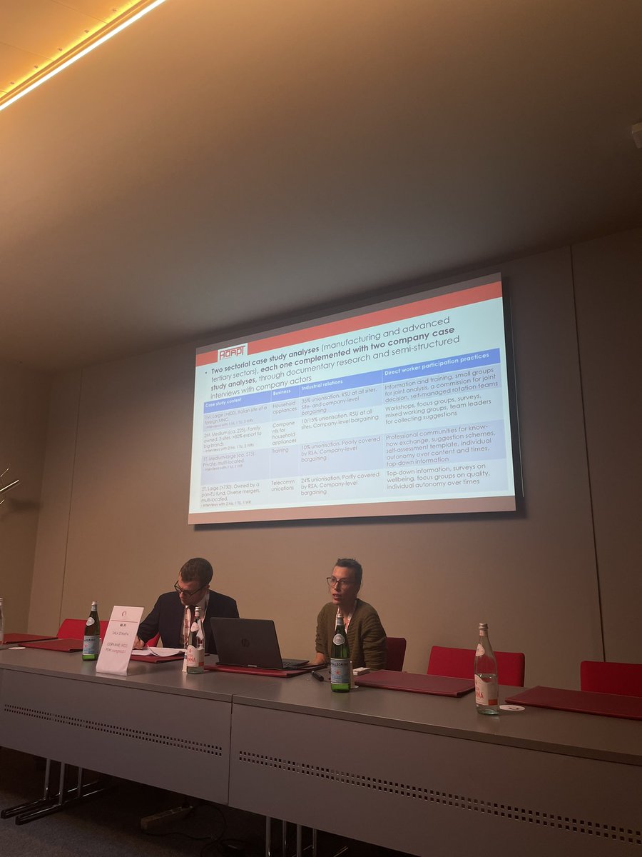 BroadVoice_Proj's tweet photo. @ilaria_armaroli is now presenting the preliminary findings of the Italian national report of #BroadVoice project on #DirectParticipation and #WorkerRepresentation at the #ADAPTConference2024 https://t.co/c6RRqDuWw5