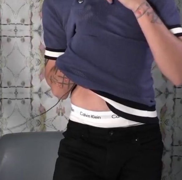 the next collaboration should be "louis tomlinson x calvin klein"