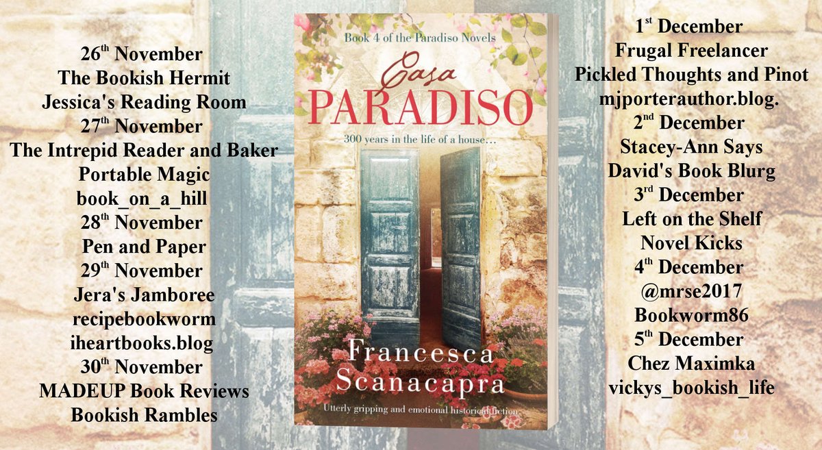 rararesources's tweet photo. "I’ve really enjoyed Francesca’s easy and well written storylines and wonderfully strong characters." says mrse2017 about Casa Paradiso by @FrancescaScana2  https://t.co/NJ0ggnDu6q https://t.co/DAyo9C1UEP