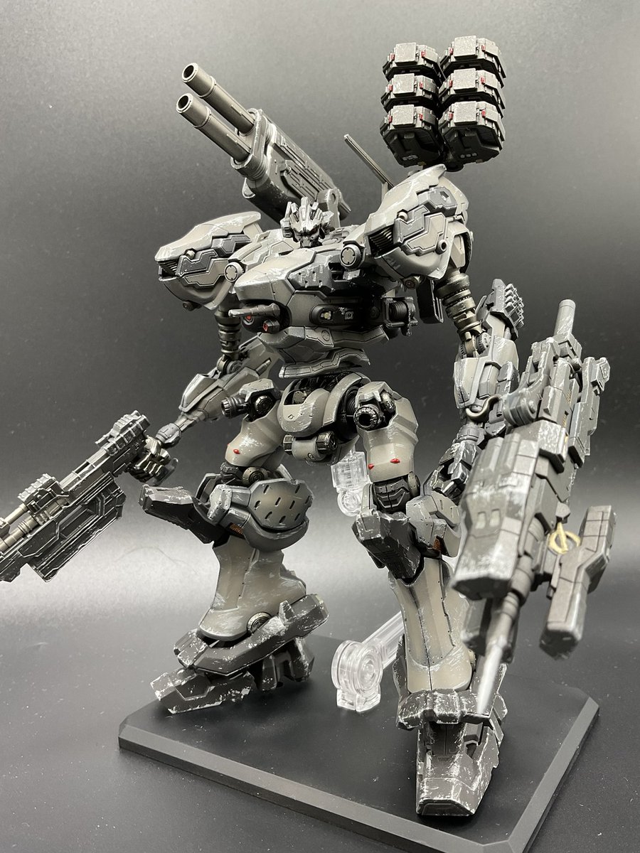 K_DENPA's tweet photo. 30MM ARMORED CORE VI ナイトフォール

初のACプラモ作成。
基本工作無しで塗り分けのみ、それでも結構時間掛かった…
(1/2) https://t.co/VHoPNCB9oo