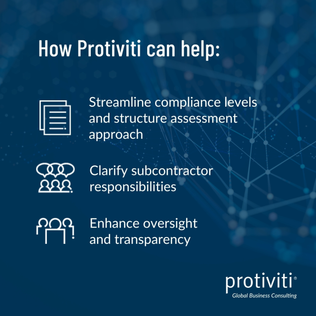 TimMaloneyJr's tweet photo. Cybersecurity Maturity Model Certification (CMMC) compliance consulting is vital for businesses working with the U.S. Department of Defense. Protiviti’s tailored services help you meet CMMC requirements, ensuring cybersecurity. Act now! https://t.co/XDI971fXx6 https://t.co/wTttHzYO2o