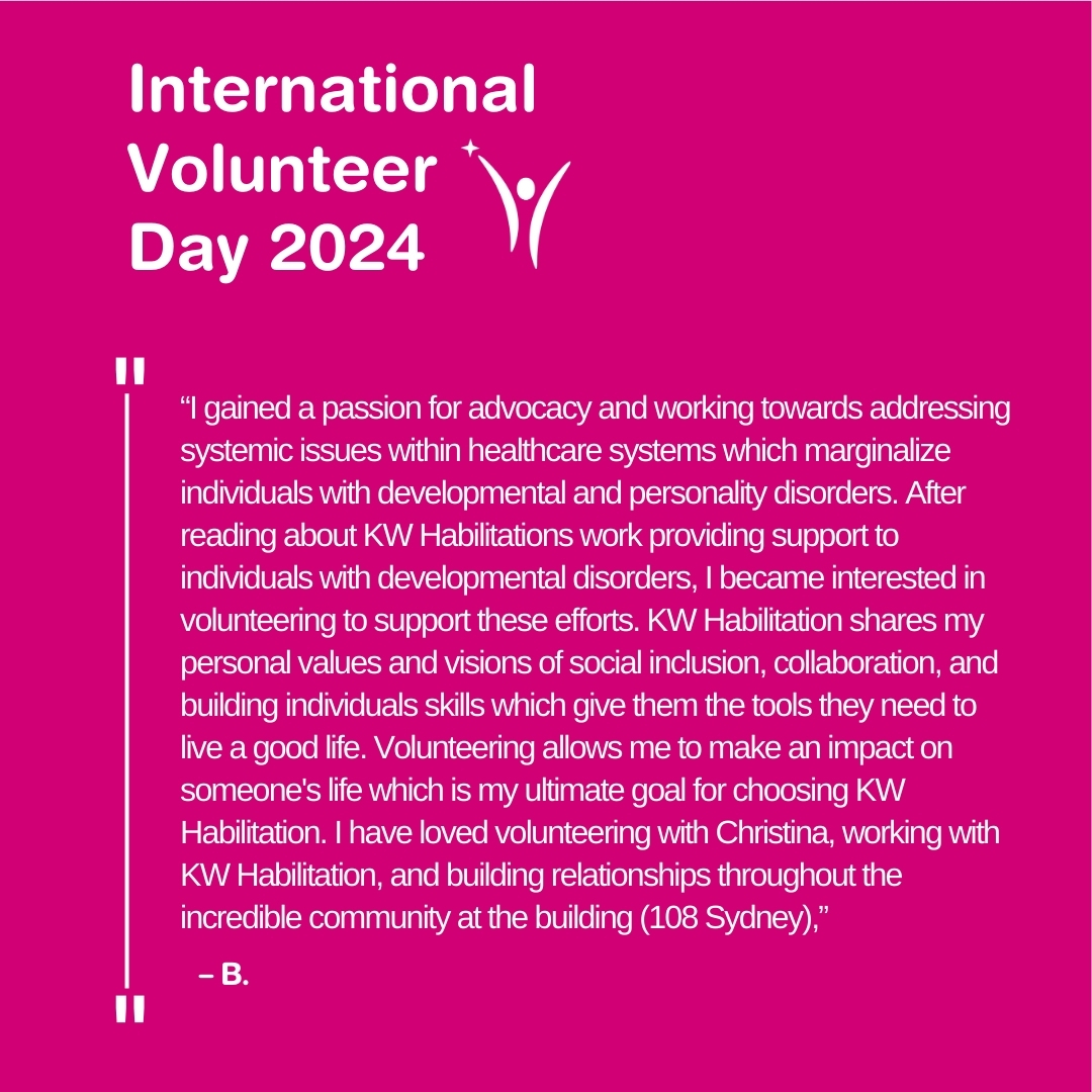 Happy International Volunteer Day! 🌟
Thank you to all of our volunteers for being the heart of our organization. Together, with the help of our dedicated volunteers, we can continue to build a community where everyone belongs and participates! #IVD2024