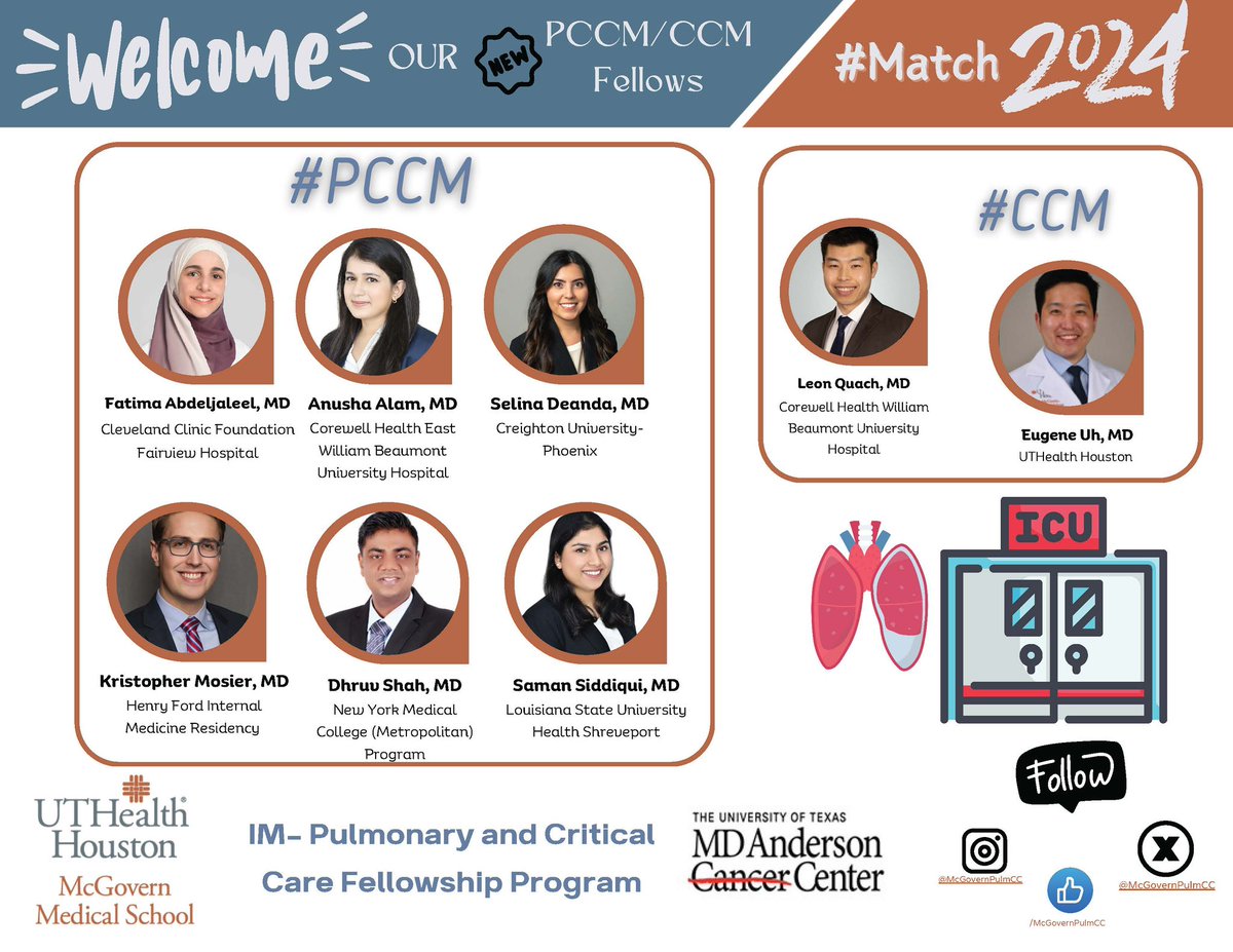 McGovernPulmCC's tweet photo. We are so excited to welcome our new #WorkFamily #Match2024 #PCCM #CCM

As per tradition, our #PD @mkwarn called each #MedEd personally to congratulate and welcome them abroad! https://t.co/8xZmPPZZdj