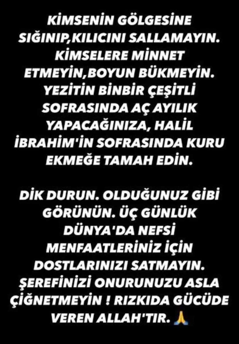 Ahde Vefa imandandır...
Mesele Habil misin Kabil mi olmak...
ÜZERİNE ALANIN..