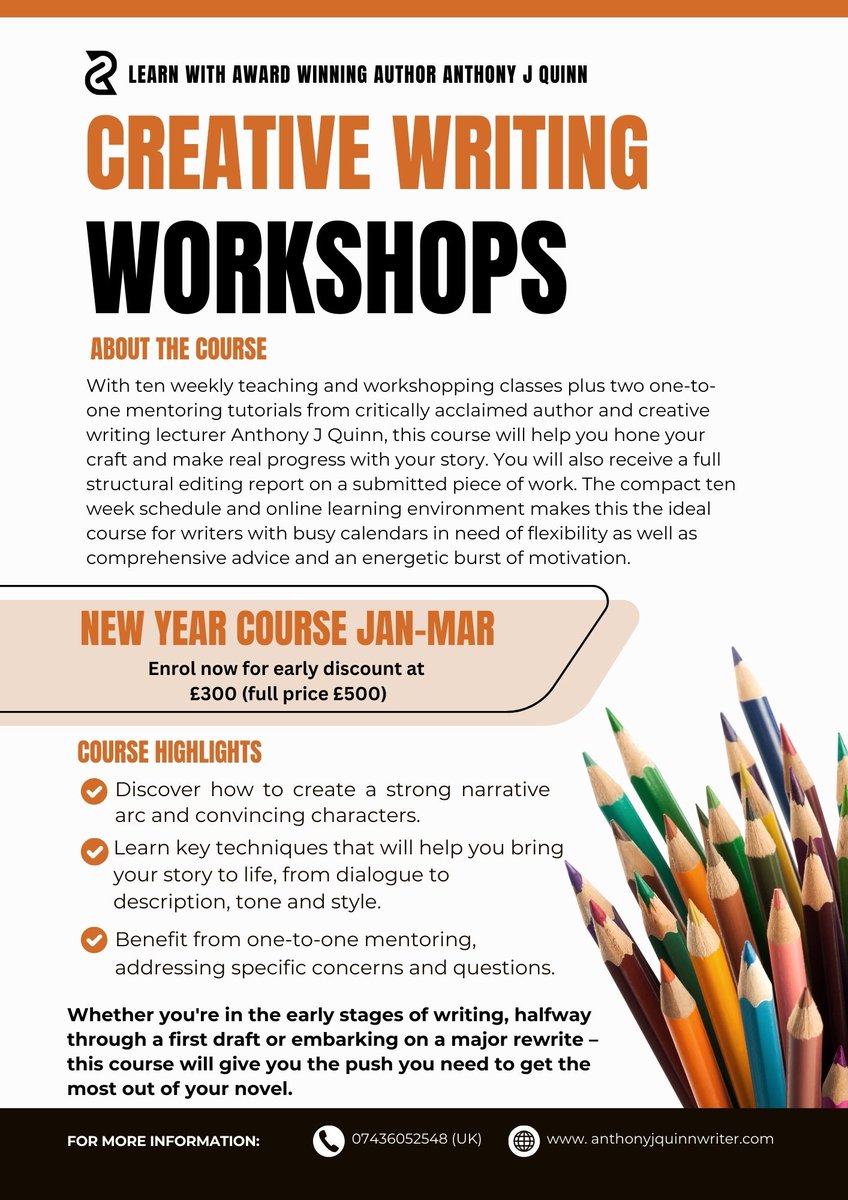 ajpquinn's tweet photo. Looking for an online creative writing course that will push your creative boundaries and refine your craft in a supportive, literary environment? Turn your love of storytelling into a fantastic career! Contact me at https://t.co/iKgseBvuOd https://t.co/snOXo4963Y