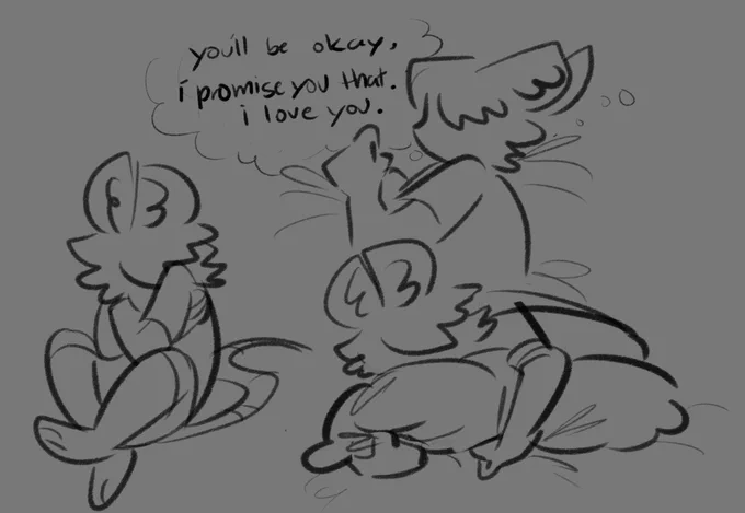 a little bit of self comfort doesn't hurt 