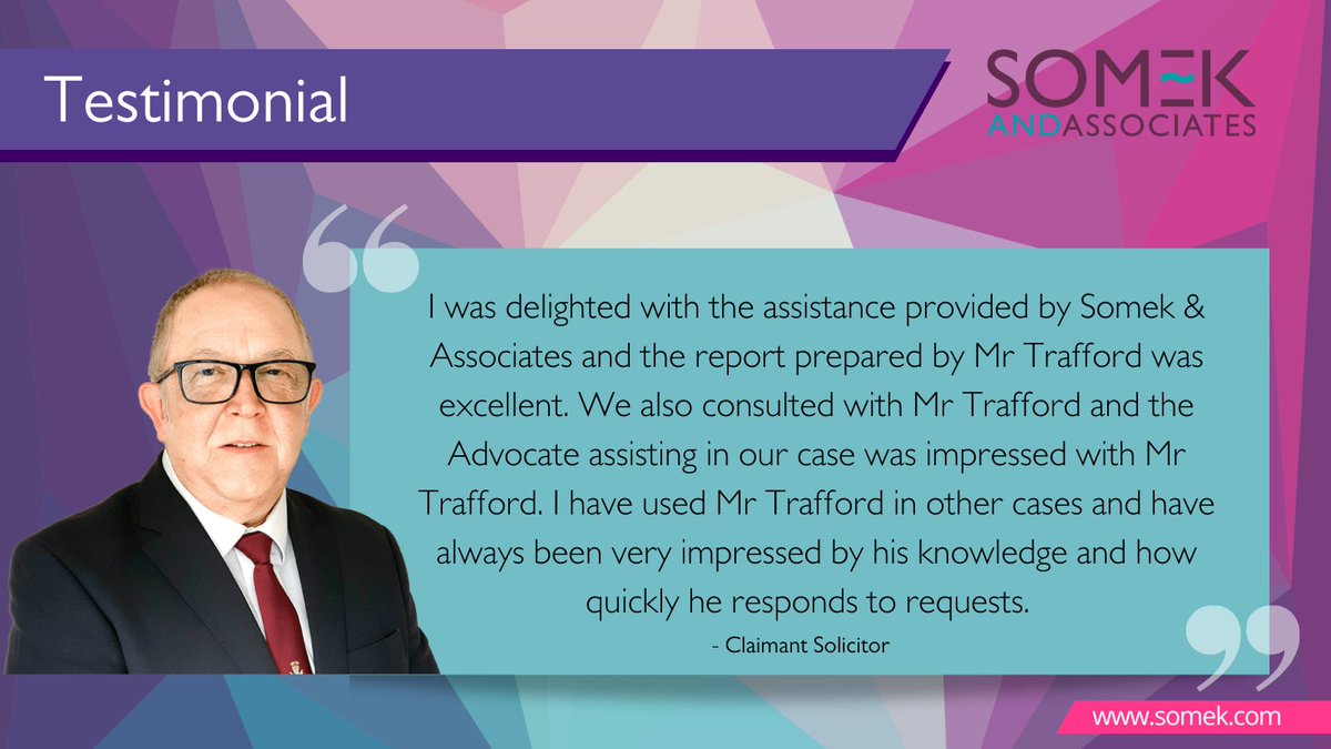 Somek&Associates (@somekassociates) on Twitter photo We were delighted to receive some really positive feedback recently about our services at <a href="/SomekAssociates/">Somek&Associates</a> and our excellent mental health nurse expert witness, Mike Trafford. #TestimonialTuesday We were delighted to receive some really positive feedback recently about our services at <a href="/SomekAssociates/">Somek&Associates</a> and our excellent mental health nurse expert witness, Mike Trafford. #TestimonialTuesday