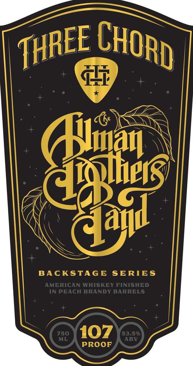 TheBourbonNews's tweet photo. New Label Approval: Three Chord x Allman Brothers Band, Backstage Series Limited Edition
#threechord @OfficialAllman #whiskey https://t.co/TGLqnflEe2