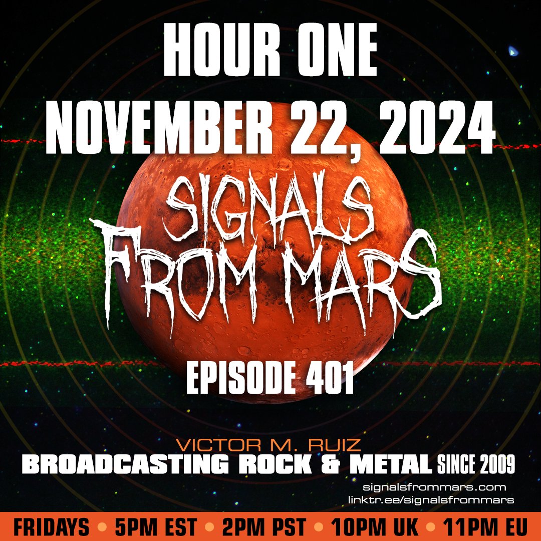 vmr907's tweet photo. SIGNALS FROM MARS - EPISODE 401 - HOUR ONE NOVEMBER 22, 2024 #Accept #DownloadFestival2025 #GreatWhite #HardRock #HeavyMetal #HourOne #Interview #IronMaiden #JackRussell #LambOfGod #MachineHead #Metal #MichaelSchenker #Music #MusicDiscussion #PaulDiAnno #Podcast #Rock #Sepultura https://t.co/WZ06BIfrrr