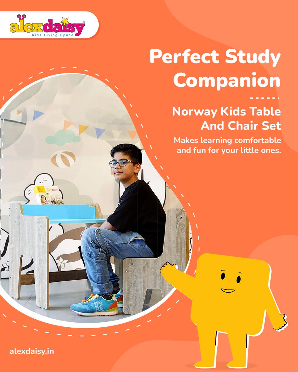 AlexDaisy_'s tweet photo. Make every study session productive and fun with the Norway Kids Table and Chair Set! 
Designed for comfort and style, it’s the perfect companion for your child’s learning journey. 🎨📚

Shop Now: https://t.co/thduuXHKwV
Shop on Amazon: https://t.co/2HYSim5nky

#AlexDaisy https://t.co/Kl4LKZCcoL