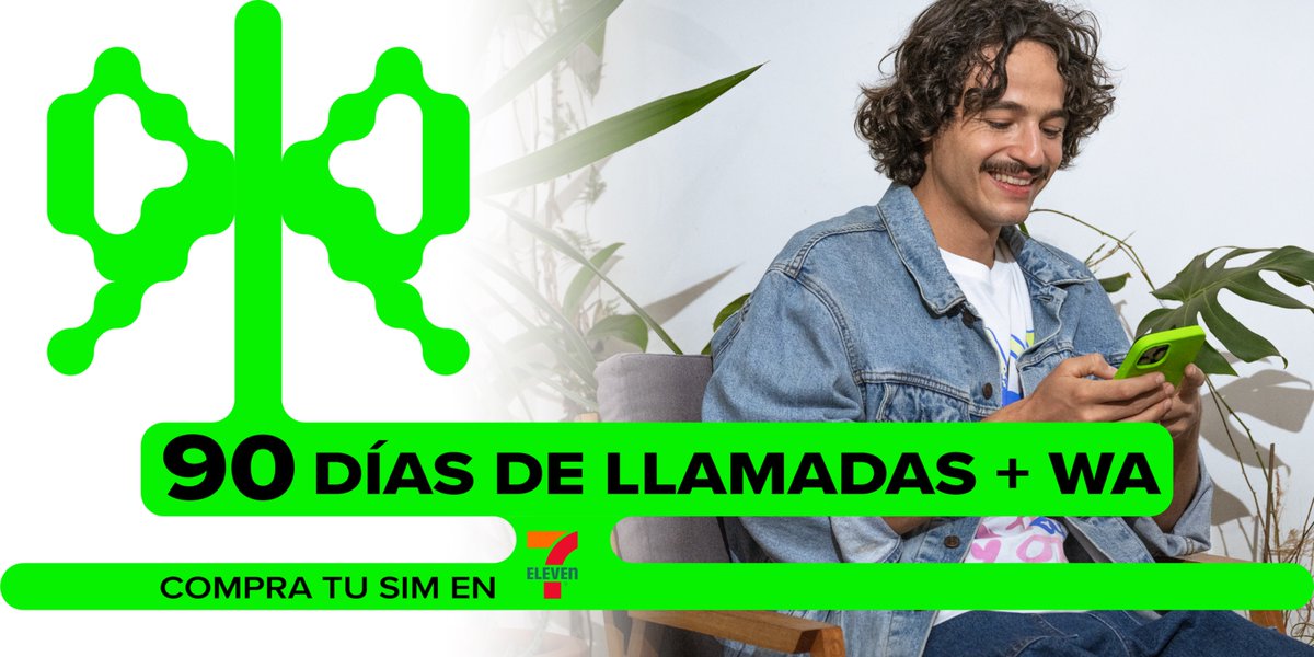 weexmx's tweet photo. 🤩90 DÍAS DE LLAMADAS Y WA GRATIS en la compra de tu SIM en Seven-Eleven🤑

Contacta al chat de https://t.co/ILu5d2RxL8 para saber disponibilidad en tus 7-Eleven más cercanos

#Weex #Telefonia #Prepago #TuMejorOpcion #SimMX #SaldoWeex #PromoNavidad #OfertaTelefonía https://t.co/ON5qINzdoU