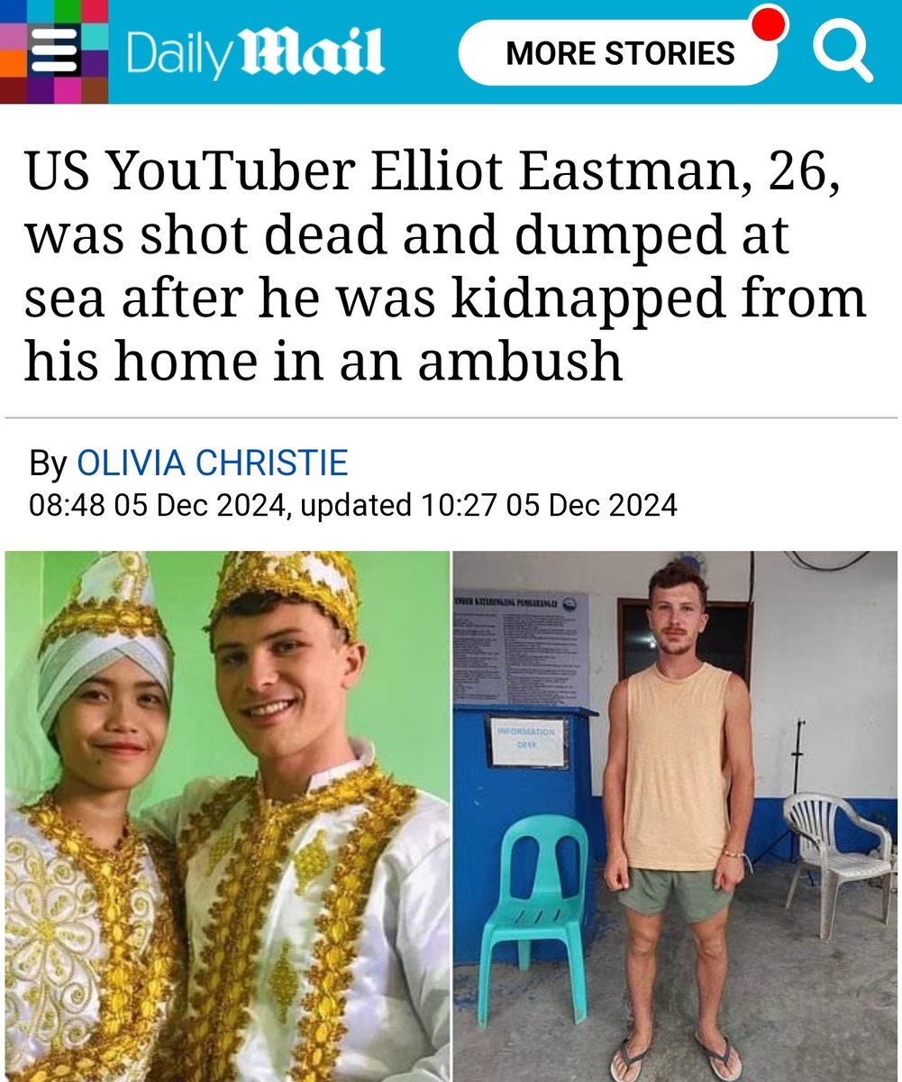 美国YouTuber遭绑架“尸体丢大海” 4嫌逃亡中