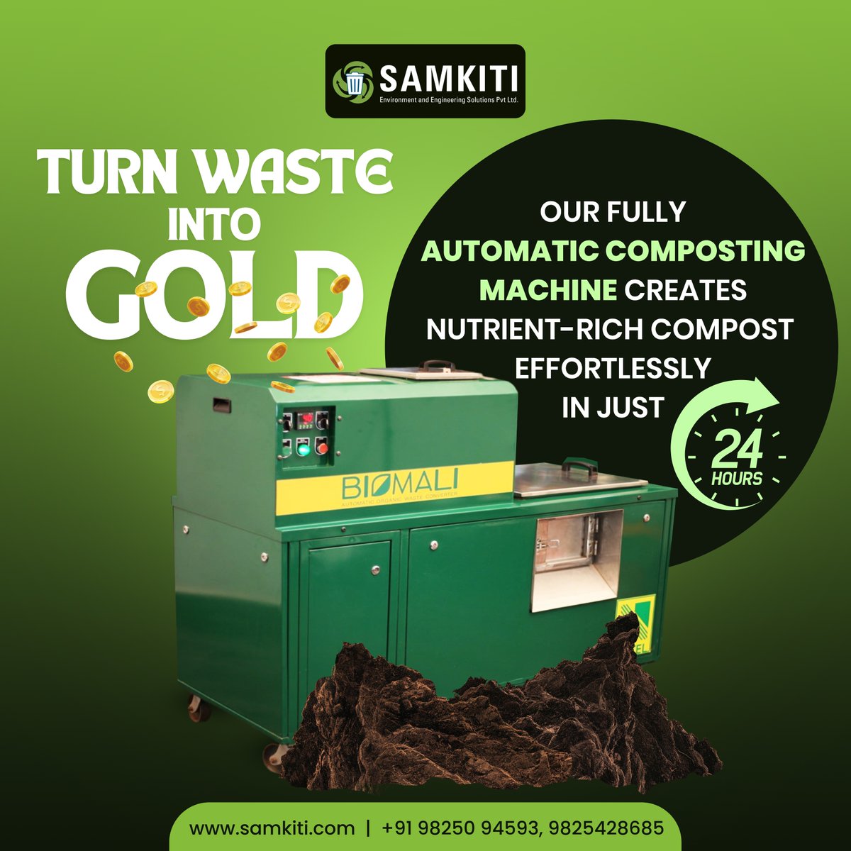 SamkitiE93220's tweet image. 💁‍♀️Struggling with Food Waste❓

📌Discover the Perfect Solution for  High-Waste Businesses!

Samkiti’s Fully Automatic Composting Machine! 🌿✨ 
 
#SamkitiSolutions  #CompostingMachine #EcoFriendly   #WasteToWealth #SmartComposting  #PlasticFreeFuture #samkiti #foodwaste
