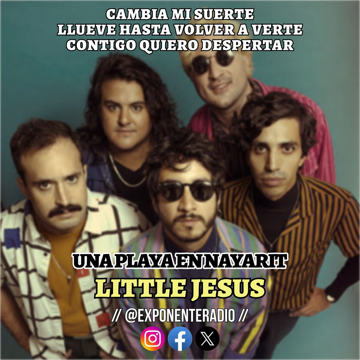 ExponenteRadio's tweet photo. #Exponentes 🇲🇽
@theLittleJesus - Una Playa En Nayarit 🏖
#ElShowDebeContinuar Tour
📅 1 de febrero
📍 Antiguo Palacio Jai-Alai (El Foro)
🎫 https://t.co/gFrEqYINns
https://t.co/3dxdeBuSrt ⚡️
#ExpresiónAlternativa
#LittleJesus https://t.co/w85hSnYIMU