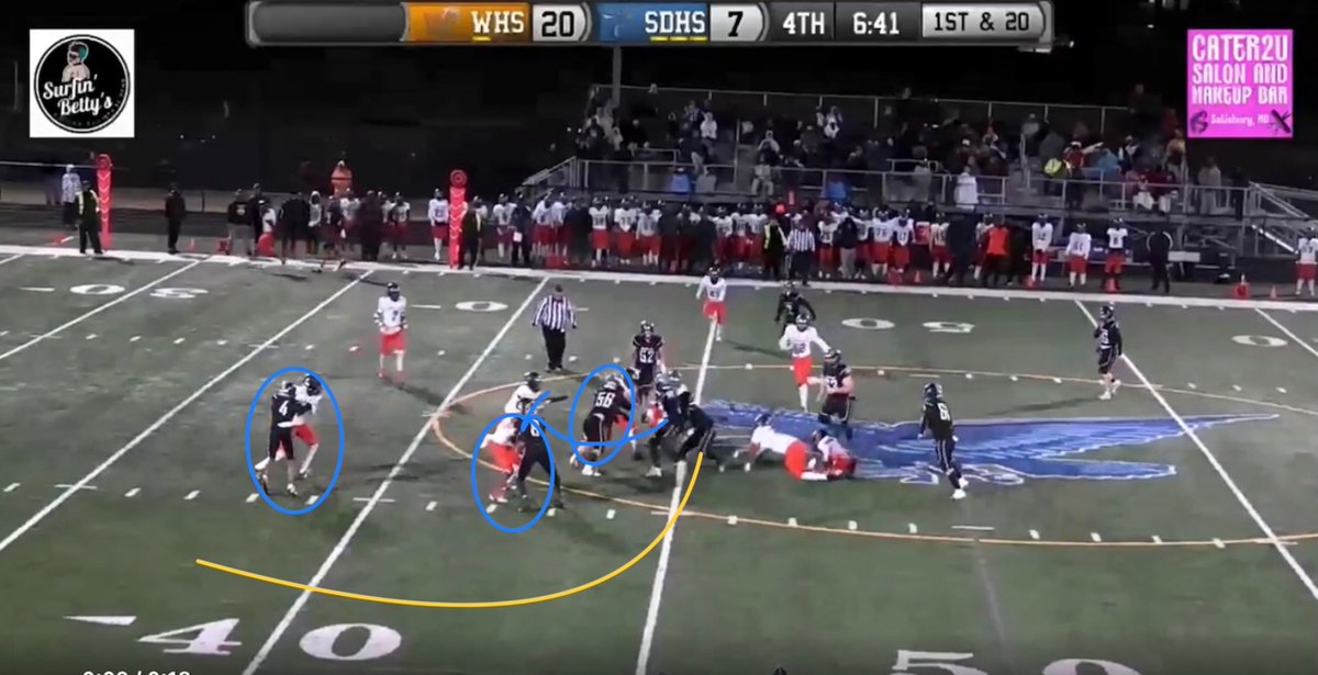 Always a threat to break one, <a href="/DeshieldsIii/">Vernon DeShields III</a>’s balance, patience, &amp; vision come up big for us. The blocking was phenomenal, Reid Phillips gets all the way up to the S, <a href="/EthanBrad06/">Ethan Bradshaw</a> &amp; <a href="/ZakhariBaker/">zakhari baker</a> seal the side, <a href="/DeclanHora1011/">Declan Horan</a> <a href="/GarrettMaloney4/">Garrett Maloney</a> pave the way.