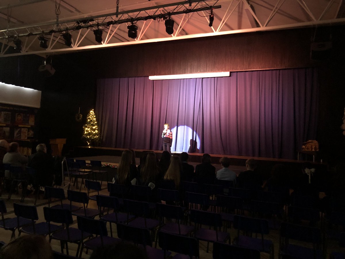 Owen takes to the stage in another amazing performance for the talent show!   We are so proud of you!