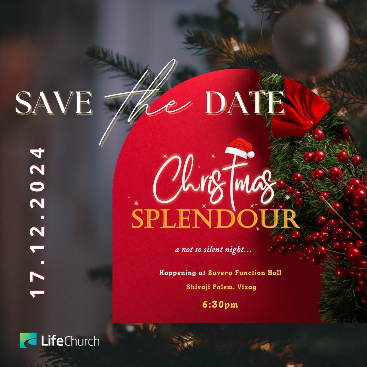 LifeChurchIndia's tweet photo. It's Christmas Time!
#christmassplendour #christmas2024 #christmascelebration #christmasseason #christmastime #splendidchristmas #christmaseve #celebration #worship #word #warmth #fun #santaclaus #lifechurchindia #vizag https://t.co/E2bxh9aoQk