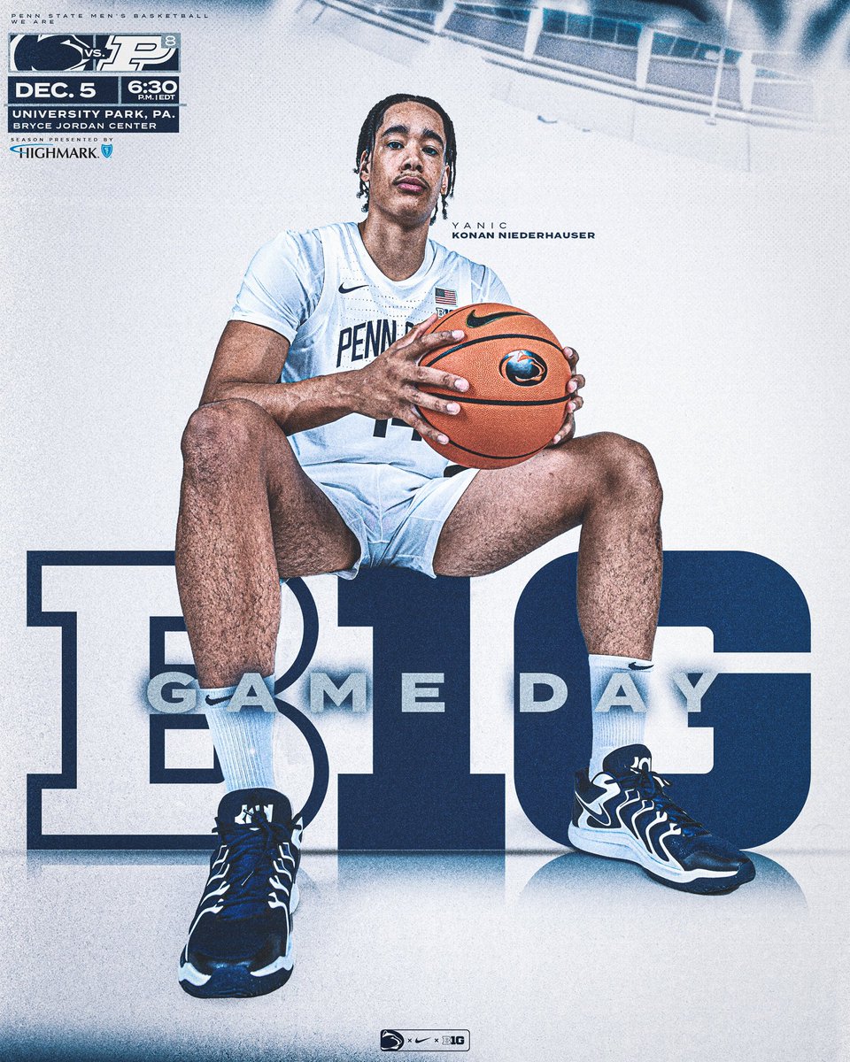 PennStateMBB's tweet photo. This is B1G 🎬

📺: @FS1
📊: https://t.co/pm4ANma386
📻: https://t.co/okC6sZ1AJL

#WeAre https://t.co/oVT2rJY3ZG