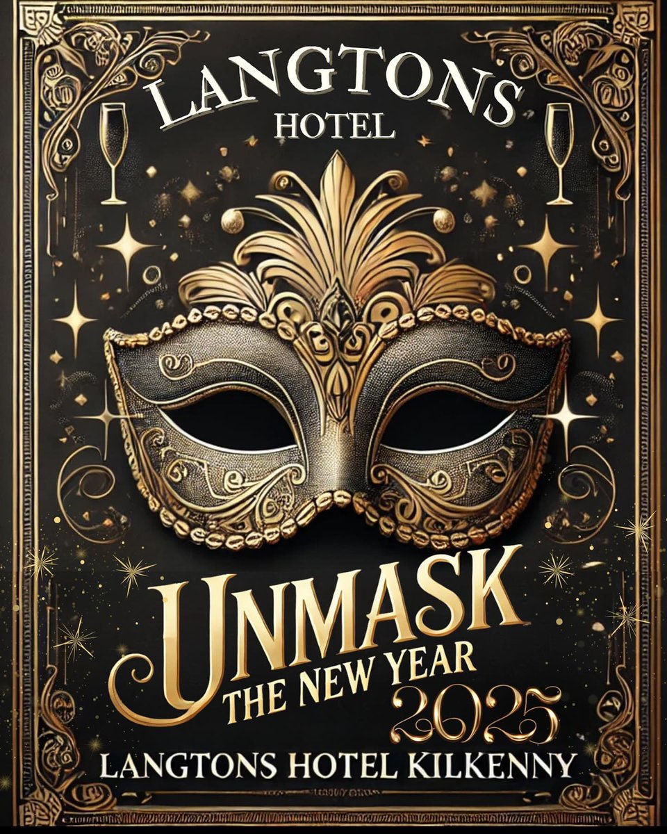 Unmask the New Year at Langtons!✨🥂

Join us for our New Year’s Eve Masquerade Party in our 67 Bar 💫

The night will consist live Dj, nibbles &amp; bubbles and Masquerade mask for each ticket holder

Ticket details will be released soon—stay tuned for updates 🎟️