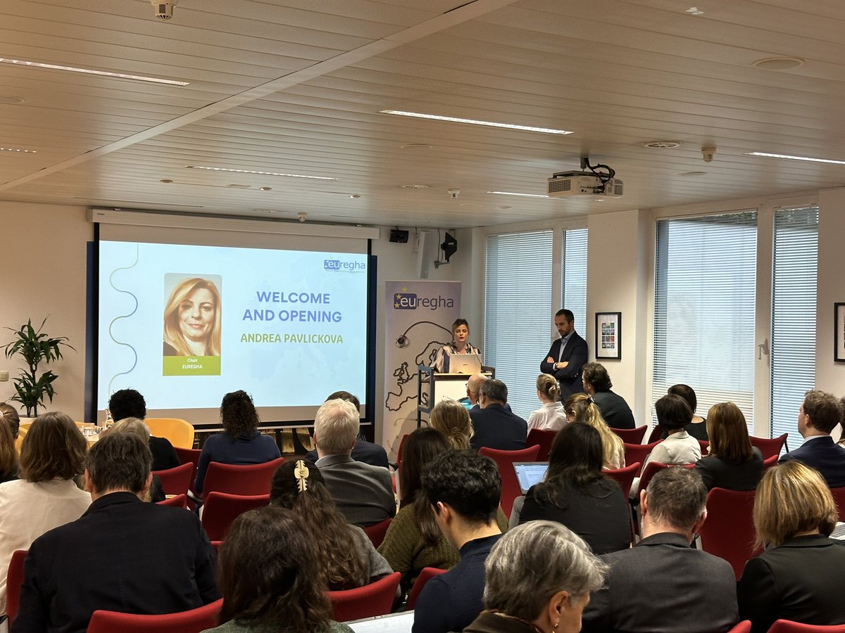 Here we go! #EUREGHA Annual Conference 2024 🚀

Our Chair <a href="/AndreaTECScot/">Andrea Pavlickova</a> opens our flagship event: “Regional &amp; Local Authorities act as drivers of innovation and are the level of governance closest to citizens. They drives transformation, tailor intervention on real needs, &amp;