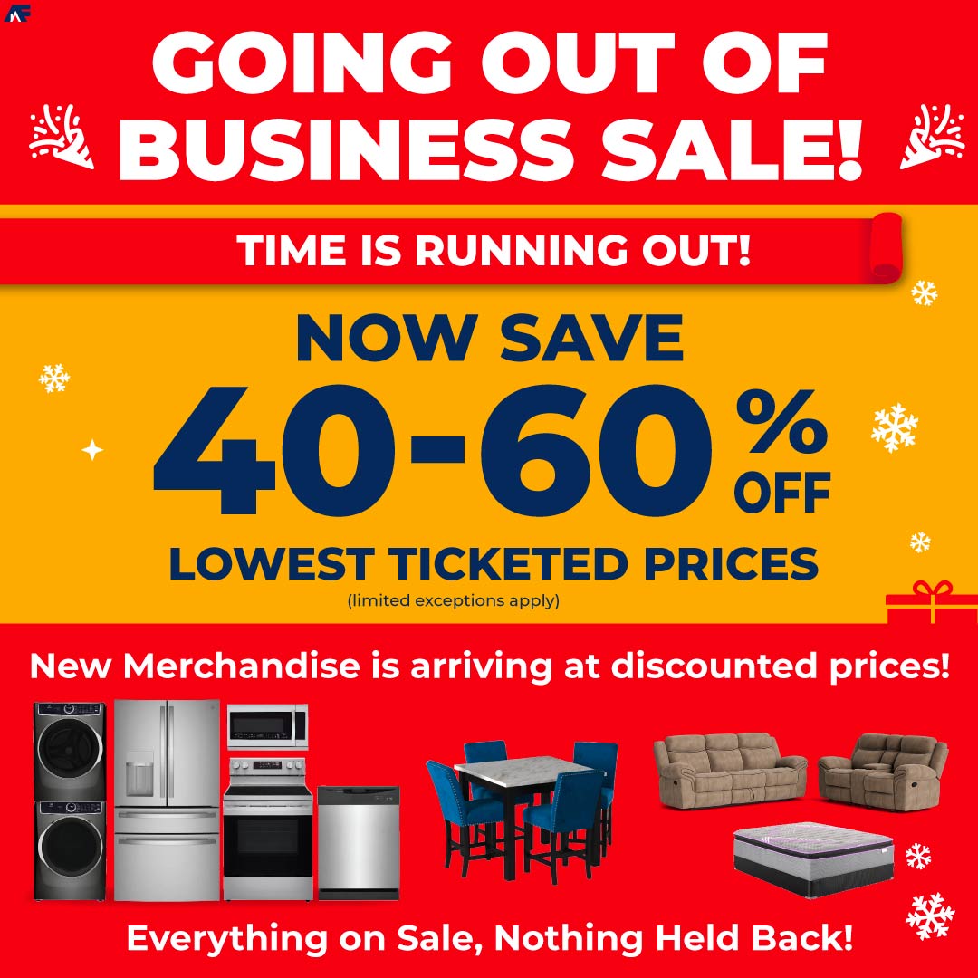 Get your home holiday-ready without the holiday stress. Save up to 60% storewide and make your space merry and bright for less. 🎄 Select Store Fixtures for Sale (see store for details).

SHOP SALE: ow.ly/hn9M50UlfTa