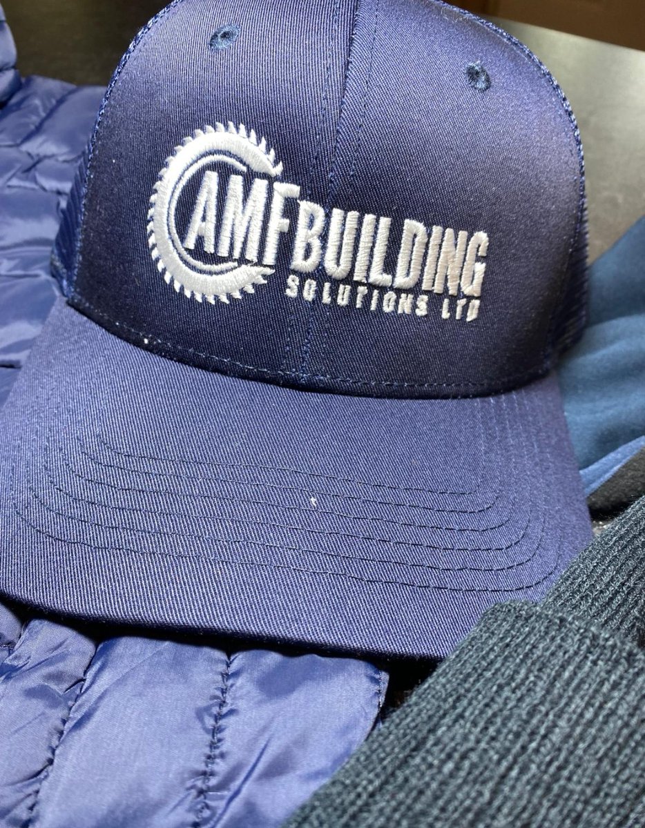amfbuildingsol's tweet photo. Look what’s just came in! New uniform for our growing team. High quality, and just look at that embroidered logo! Thank you, @bstitchembroidery; our team is extremely happy!

#uniform #embroidery #branding #teamwork #amfbuildingsolutionsltd https://t.co/6yxGeMS7Ld