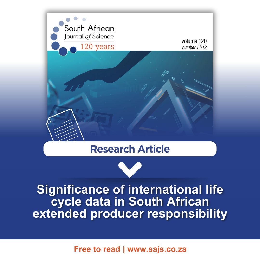 ‘<a href="/KGHardingWITS/">Kevin Harding</a> et al. show that you can use international pulp &amp; paper data to represent the SA equivalent, as long as the data set's boundary is similar and electricity, fuels, &amp; emissions are changed to local values. doi.org/10.17159/sajs.… #SDG12 #SDG13