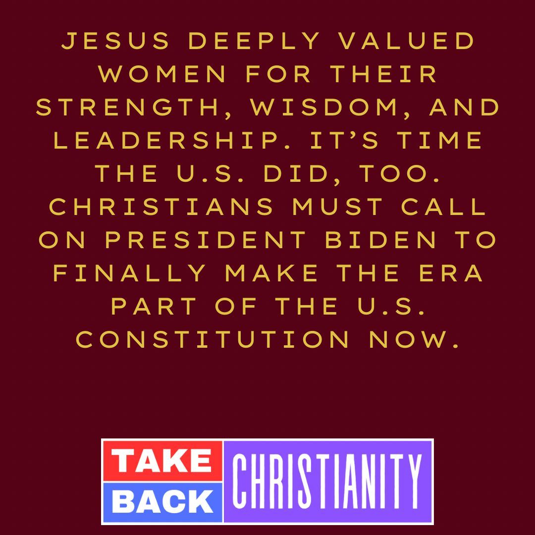 It’s time to publish the ERA!

#eranow #equalrights #takebackchristianity