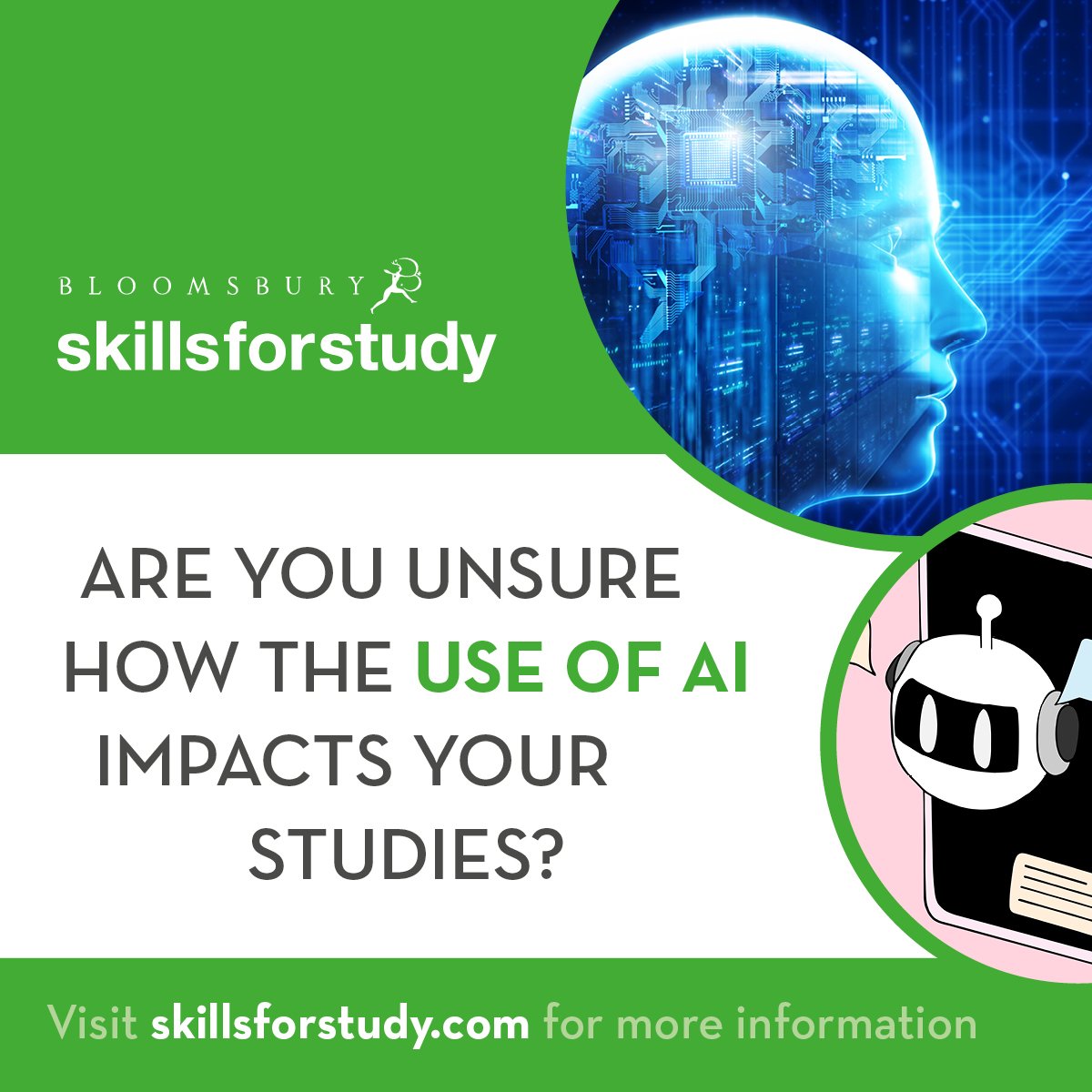 LibraryUoL's tweet image. Confused about the impact of AI in your studies?

Visit &amp;gt; skillsforstudy.com to find out more.

Sign in using the &quot;institutional access&quot; and then select University of Lincoln.
 
#SkillsForStudy #Bloomsbury