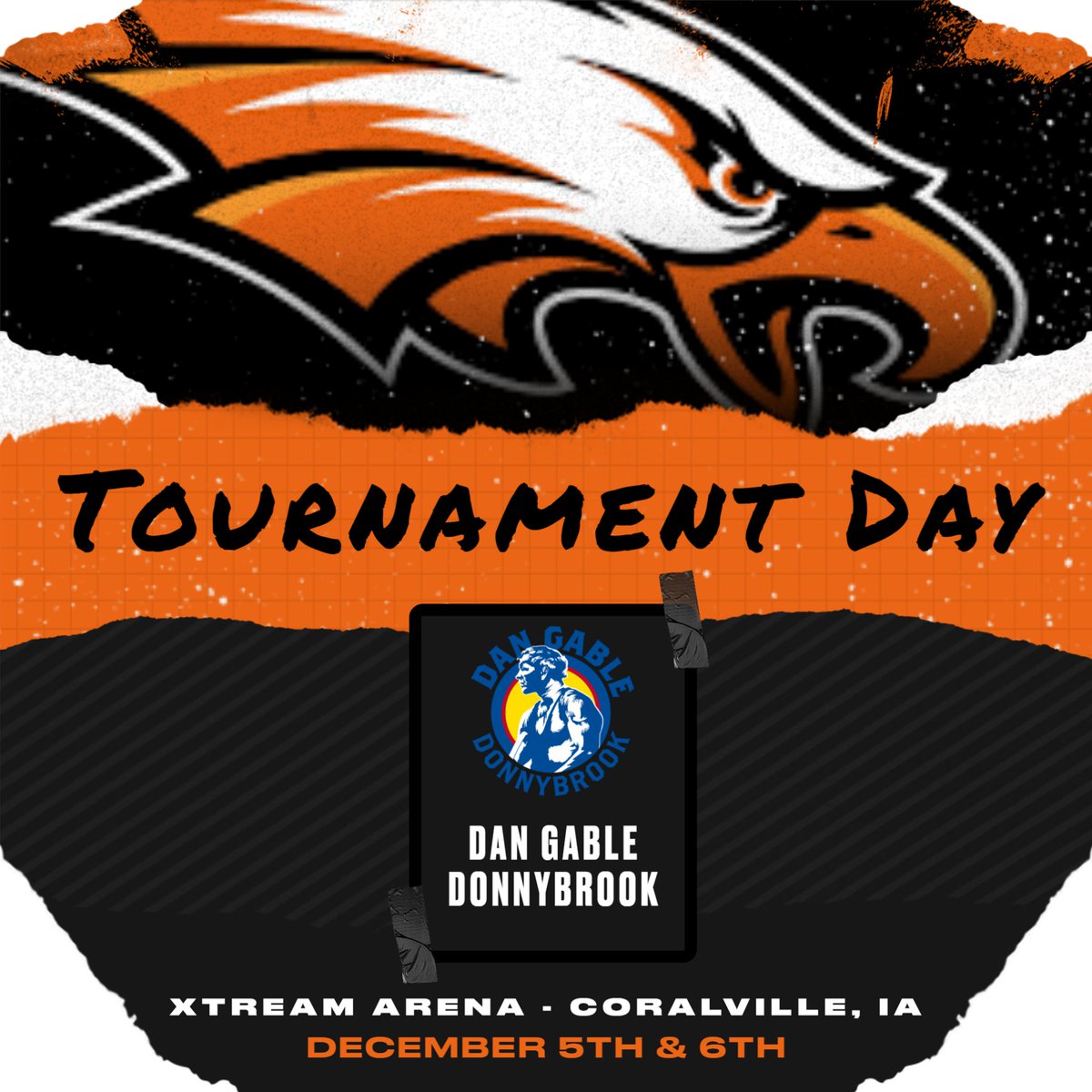 Rise &amp; Shine, it's Wrestling Time!! Action gets started today at Noon. Friday wrestling begins at 9am and Finals will be held Friday Night at 7:30pm. We hope to see you all there! GO HAWKS!!