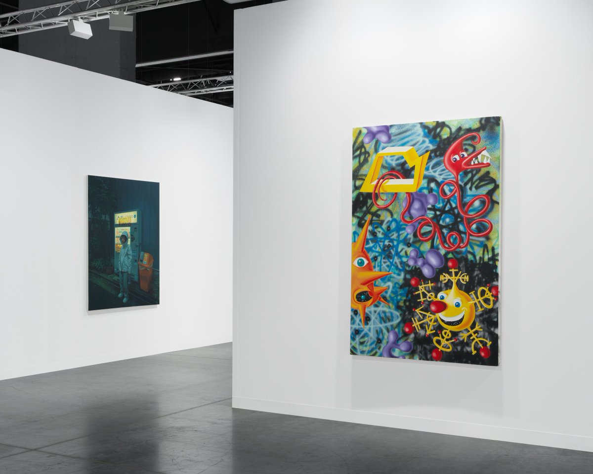 AlmineRech's tweet photo. Come and visit our #boothD20 for this year’s #ArtBaselMiamiBeach until December 8!
#AlexIsrael #KennyScarf #ChloeWise #LaurieSimmons #ScottKahn #KeitaMorimoto #DeWainValentine #NathanielMaryQuinn #TomWesselmann #AlmineRech https://t.co/PDj7lOiXes