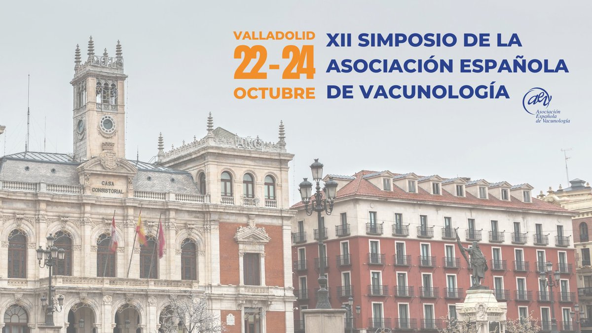 Save the date➡️Estamos muy contentos de poder anunciar que el XII Simposio de <a href="/AEV_Vacunas/">Vacunas.org</a> ya tiene fechas para su celebración:

🗓️ ¡Del 22 (presimposio) al 24 de octubre de 2025, nos vemos en 📍Valladolid!

Pronto, más información🔜