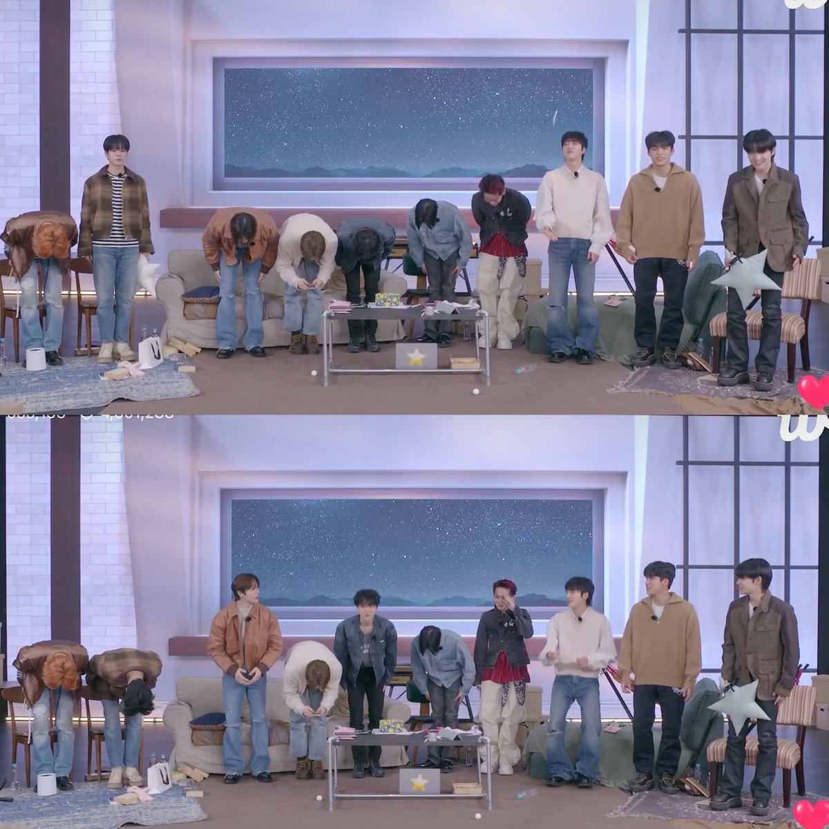Hajunpfk's tweet photo. หลังจากที่น้องรู้ว่า MV 1.6Mแล้วก็พากันยืนขอบคุณทึเม ไม่รักยังไงไหวแสนดีกันขนาดนี้😭😭😭 https://t.co/BUn9fxBe5n