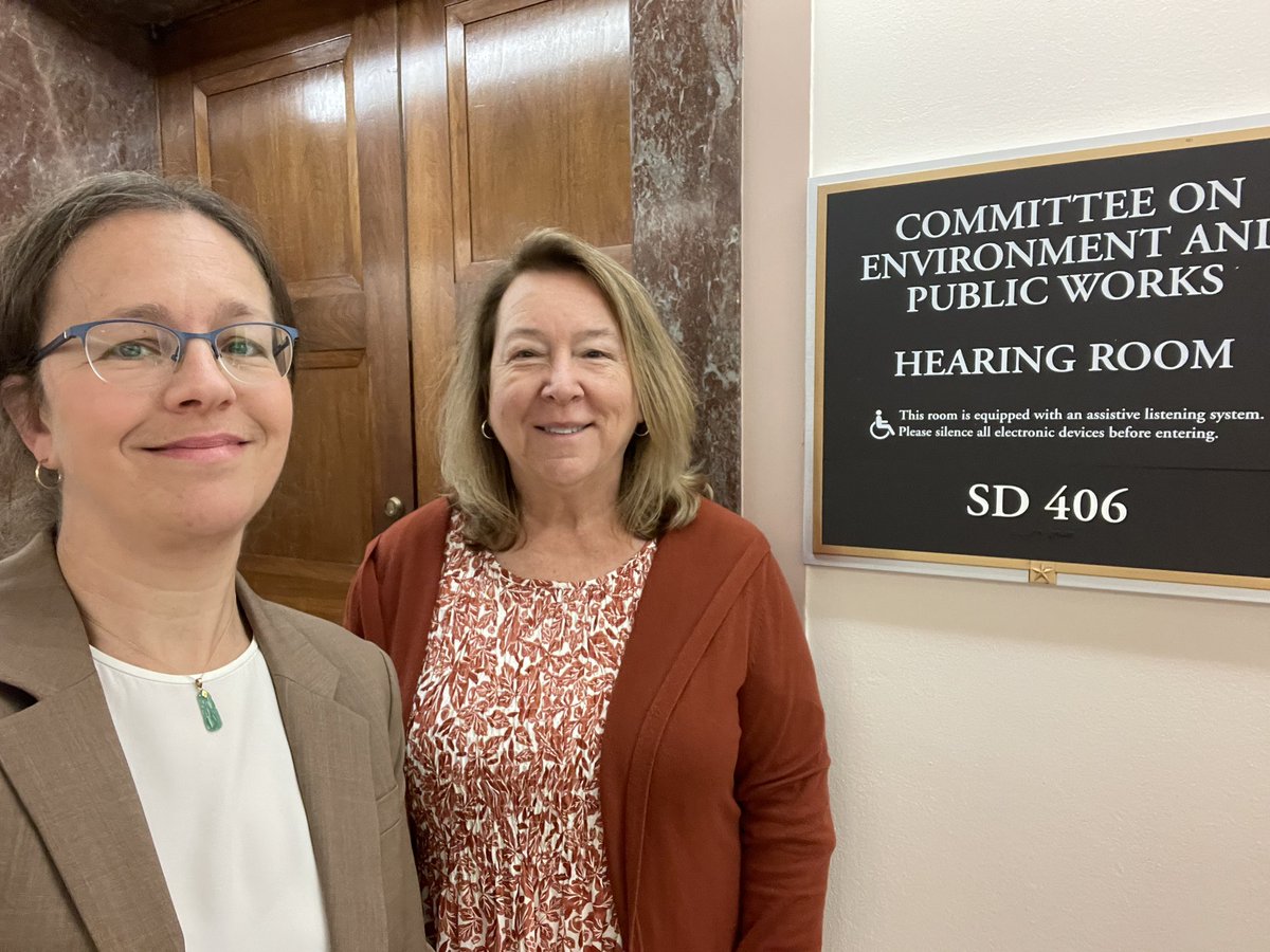 Laurel Schaider (@laurelschaider) on Twitter photo Excited to be at the Senate today with Dr Sue Fenton of <a href="/NCState/">NC State University</a> to provide testimony to talk about the importance of addressing the many challenges of #PFAS.
Starts at 9:30!
Live-streaming at:
epw.senate.gov/public/index.c… Excited to be at the Senate today with Dr Sue Fenton of <a href="/NCState/">NC State University</a> to provide testimony to talk about the importance of addressing the many challenges of #PFAS.
Starts at 9:30!
Live-streaming at:
epw.senate.gov/public/index.c…