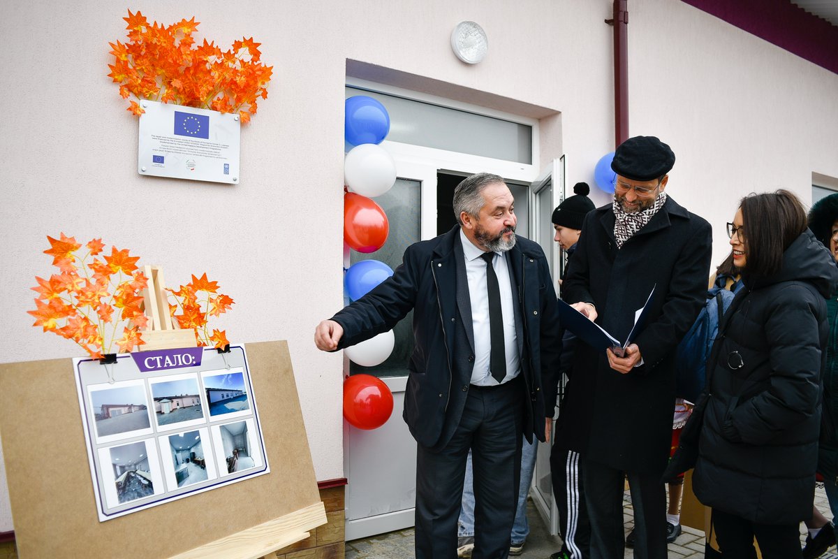 EUinMoldova's tweet photo. At #Copceac in Gagauz Yeri, 🇪🇺funding enabled renovations for a multifunctional social services centre supporting seniors, persons with disabilities & 🇺🇦refugees.
✅ Thermal insulation, biomass heating, & upgraded facilities.
🔗 https://t.co/NGcxqzIGga https://t.co/Pziv5uvqCD