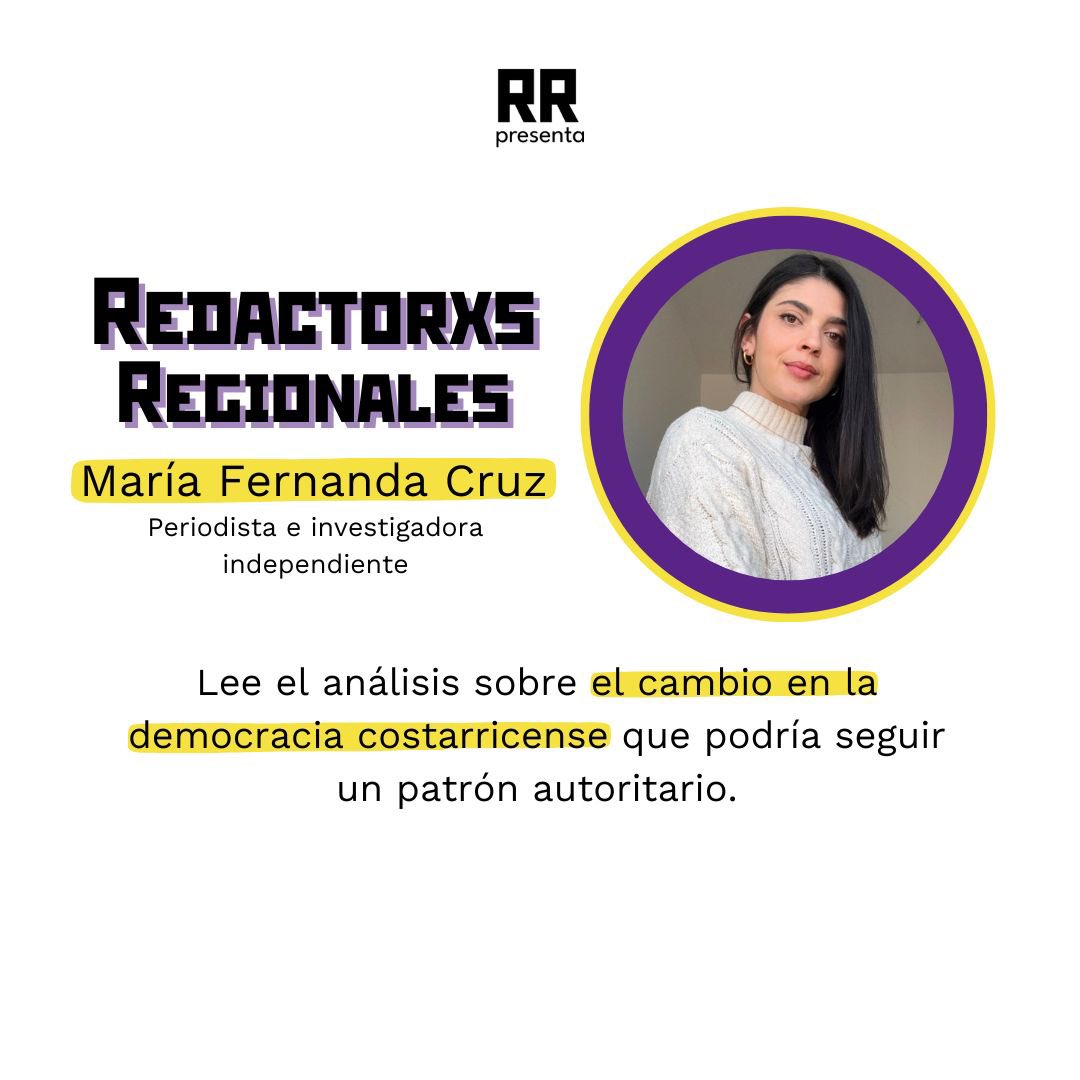 ContraC_HN's tweet photo. 🔖En la nueva columna, la autora también plantea las amenazas que enfrenta la democracia en Costa Rica por parte del gobierno de Rodrigo Chaves. https://t.co/4QYAbO5Apz