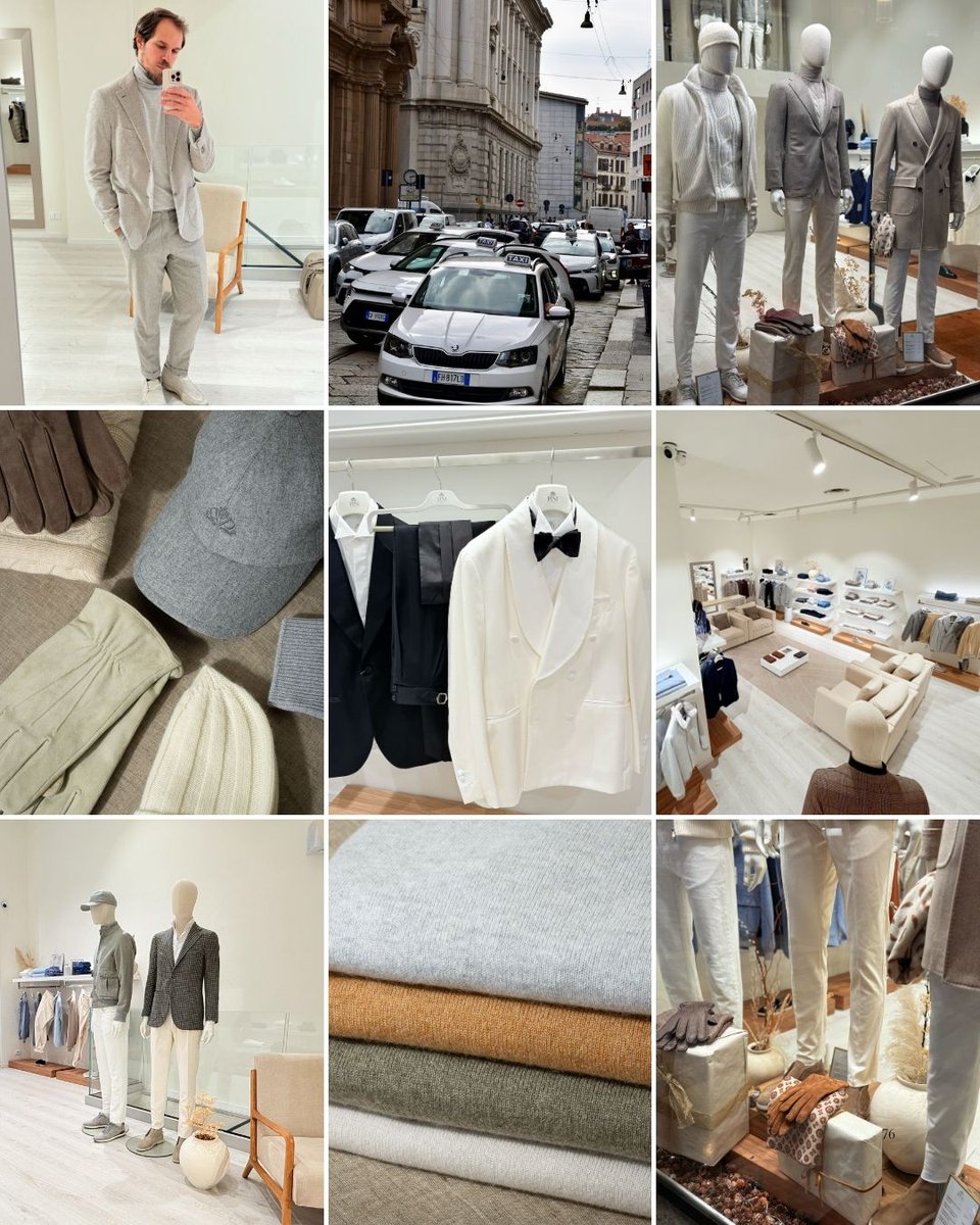 ParmaPini's tweet image. The holiday season is here! 🎄✨ From elegant tuxedos for festive soirées to cozy winter essentials, here’s a recap of our first week of December. 🎁❄️ 

#piniparma #weeklyrecap #decemberrecap #recap #italian #cozy #holidayseason