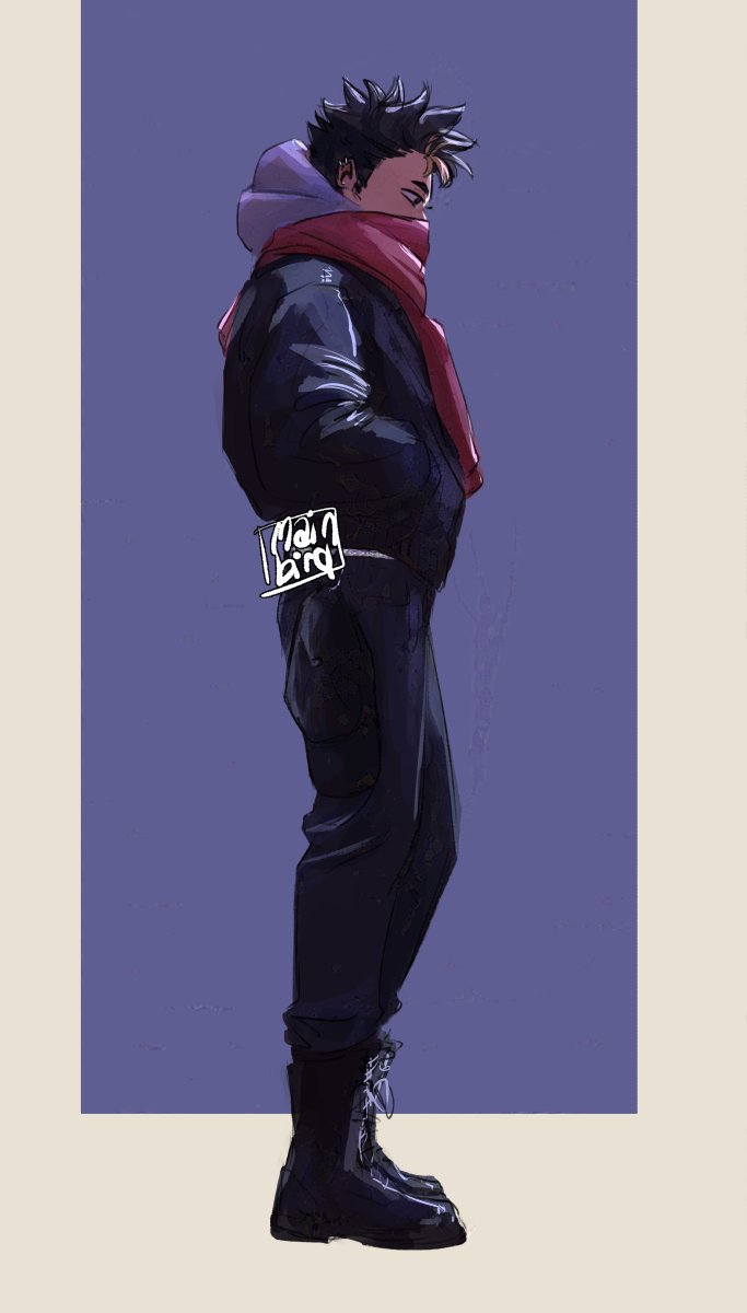 I reappear with a little noya doodle for the wintery times

#haikyuu