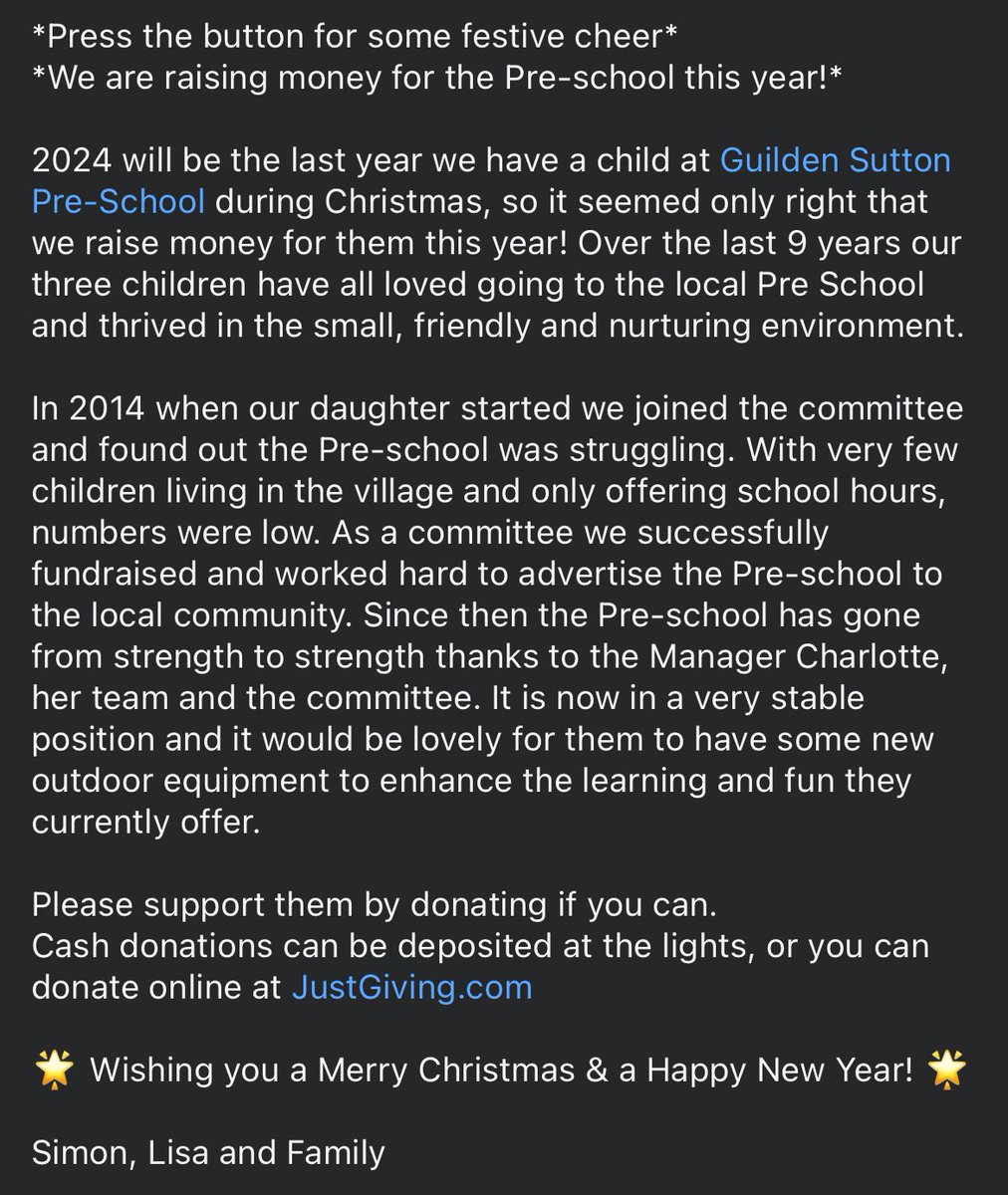 SchoolLaneXmas's tweet photo. The lights are back for another season, this year we are raising money for our local Pre-school. You can find us on School Lane, Guilden Sutton https://t.co/A71JARl3IM https://t.co/2OpqHyUxC1
