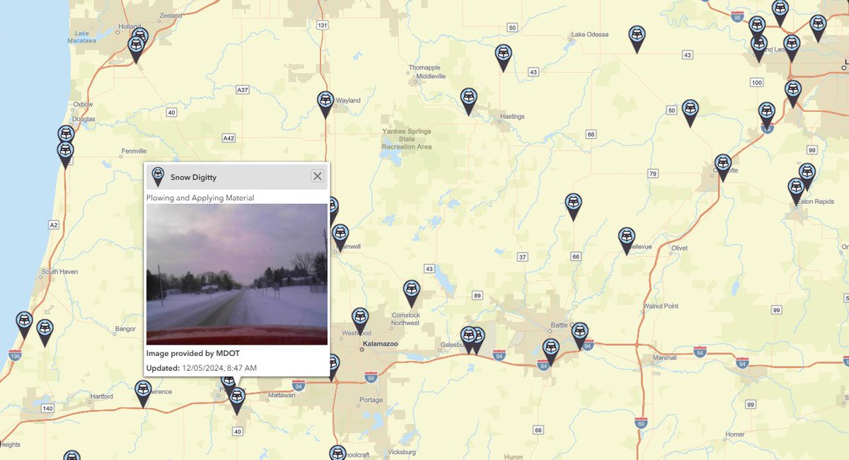 Michigan DOT tweet media
