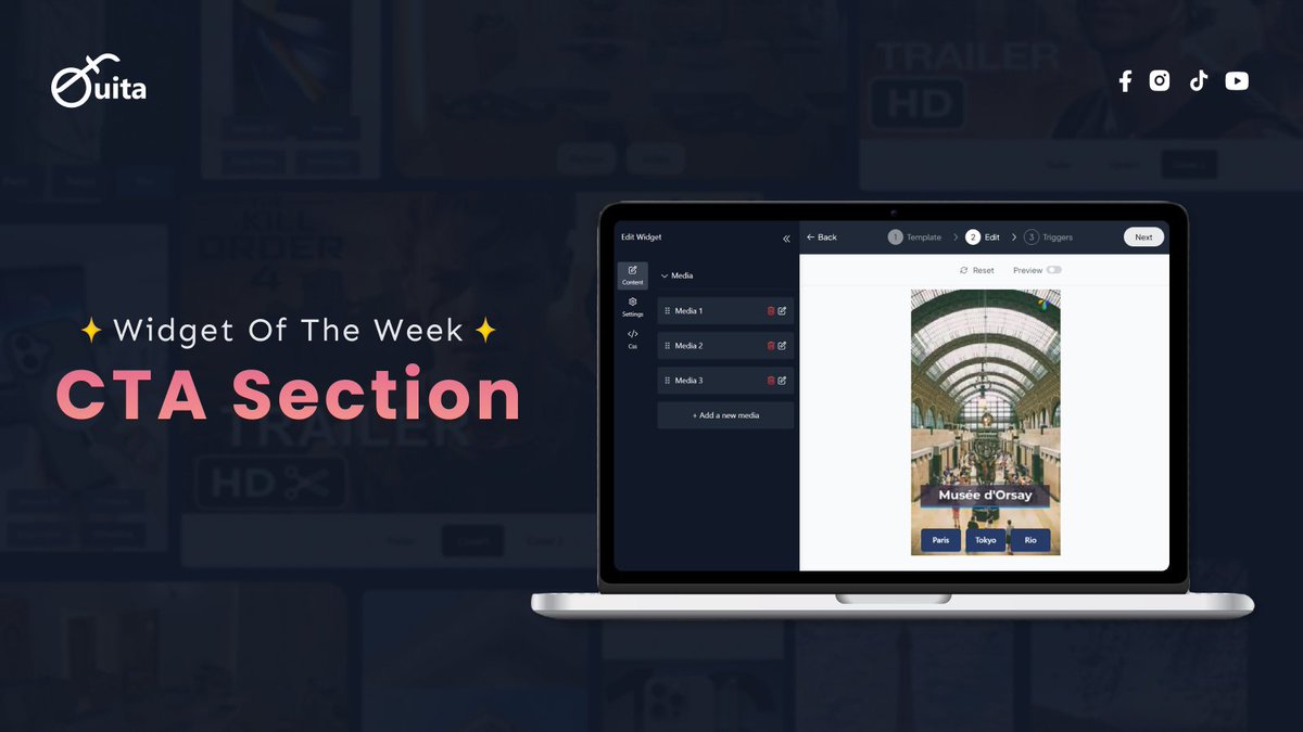 FouitaHq's tweet photo. Create a CTA section with interactive buttons that reveal media on hover and bring your content to life! Start from a template==>https://t.co/DTEs0Y25jD https://t.co/T65z6i26rp