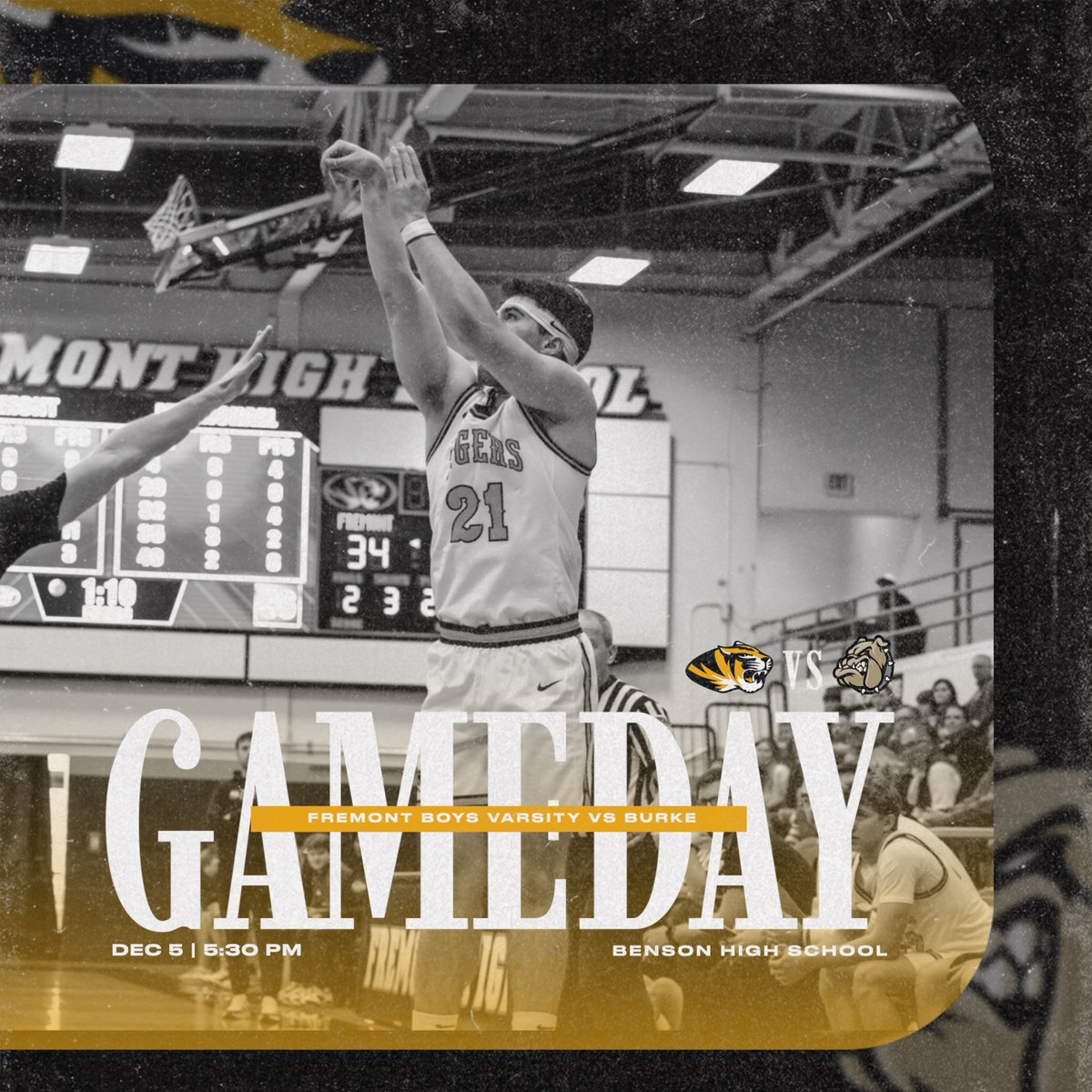 FHStigersBB's tweet photo. Season Opener Tonight!
At Benson Vs Burke @ 5:30 https://t.co/42FB9YWS8v