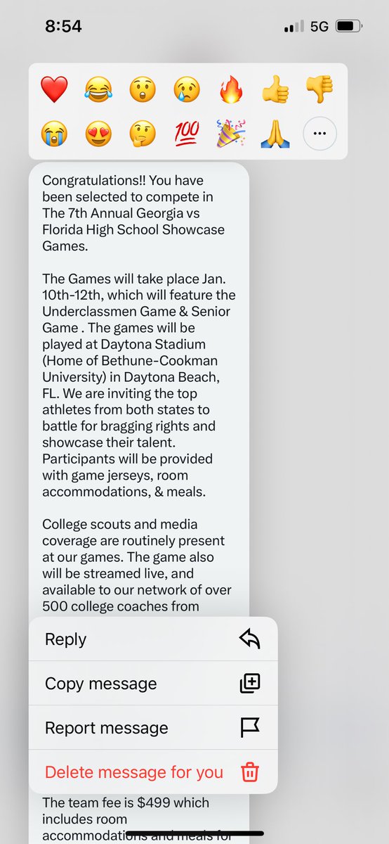 Travis “Tre” Robinson Jr. (@tre_robinson2) on Twitter photo Want to take a moment to say thank you to <a href="/OreyFerrell/">Orey Ferrell</a> for inviting me to play in the 7th Annual Florida vs Georgia High School Showcase! Grateful for the recognition.
<a href="/iRepCoaches/">Hector Clavijo III</a> <a href="/Coach_Put5839/">Coach P</a> <a href="/CoachSean561/">Coach Sean</a> Want to take a moment to say thank you to <a href="/OreyFerrell/">Orey Ferrell</a> for inviting me to play in the 7th Annual Florida vs Georgia High School Showcase! Grateful for the recognition.
<a href="/iRepCoaches/">Hector Clavijo III</a> <a href="/Coach_Put5839/">Coach P</a> <a href="/CoachSean561/">Coach Sean</a>