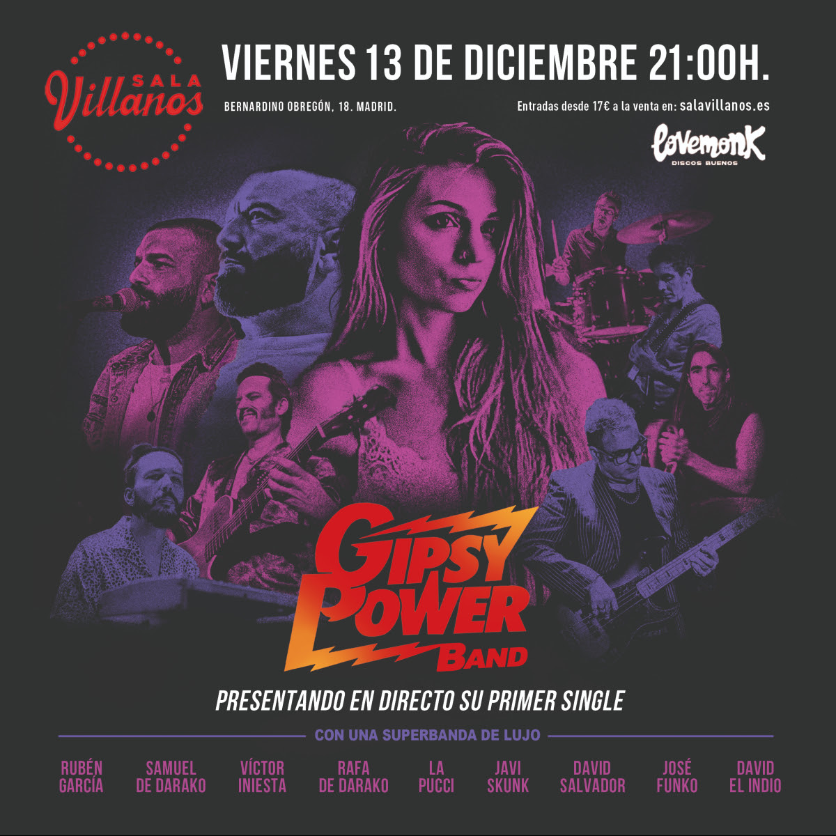 notedetengas's tweet photo. #GipsyPowerBand fusionan rumba, rock, funk e imaginario del cine quinqui en su primer tema propio 'Llora' https://t.co/rMOaR2SjE9 el 13 de diciembre lo defienden en @salavillanos https://t.co/SUgtzCeFch