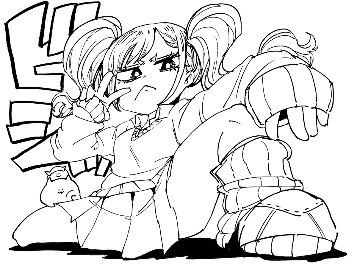 きょうの線画です🍣ビシッ 