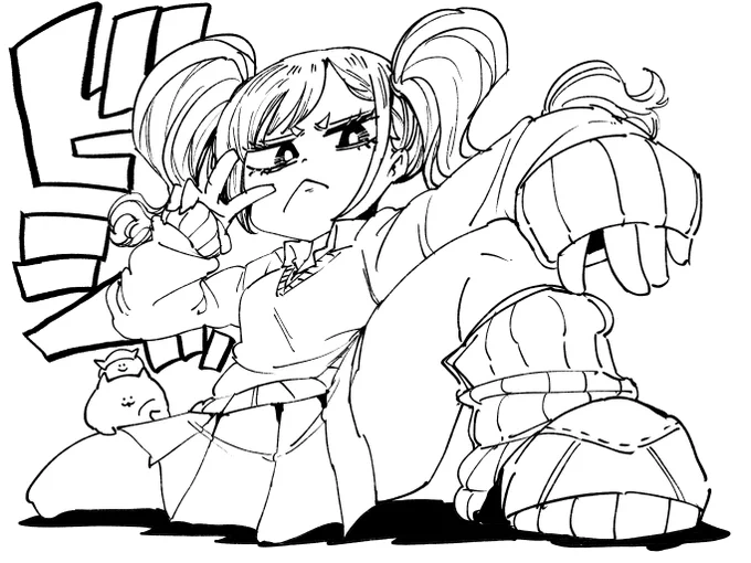 きょうの線画です🍣ビシッ 