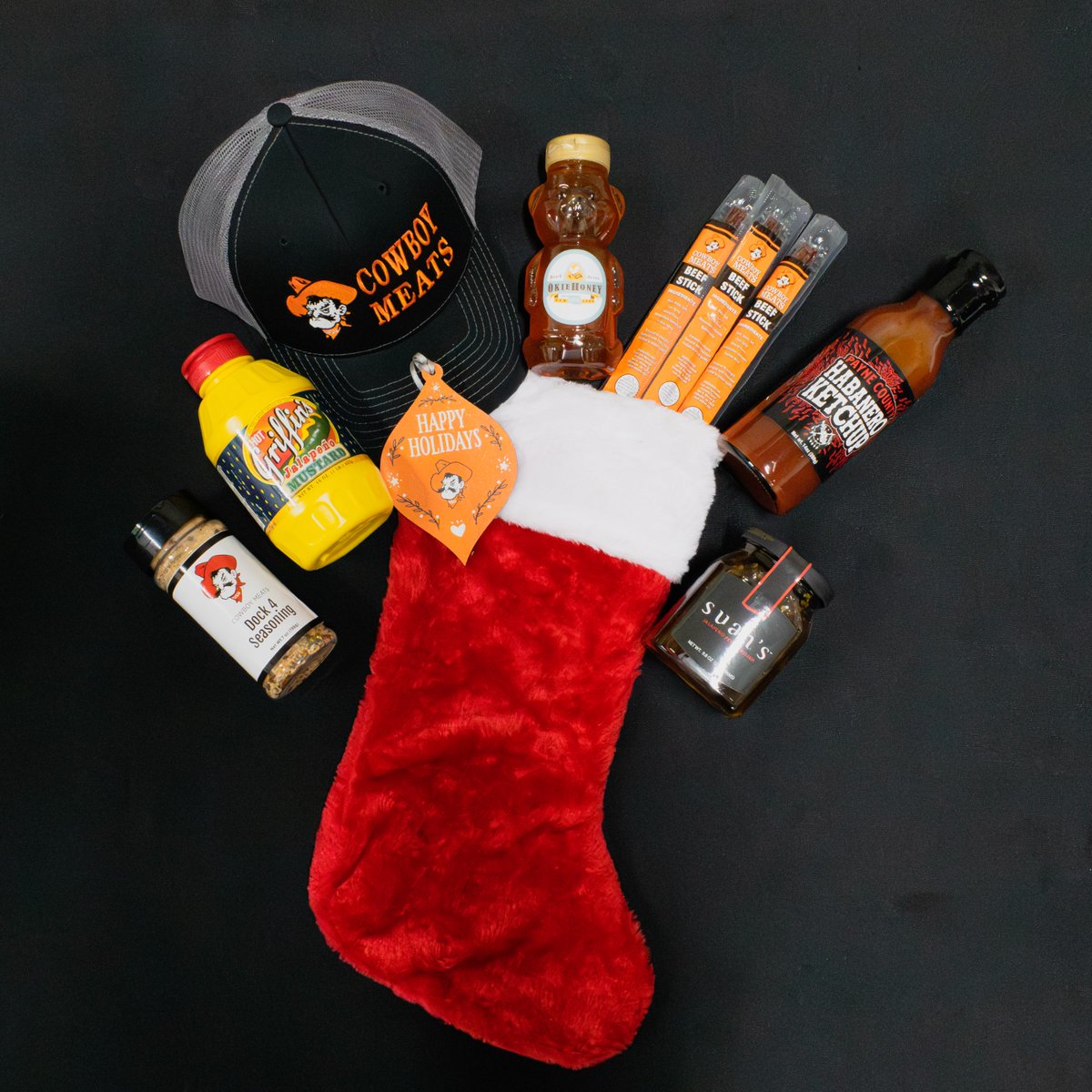 This holiday season, give the gift of Cowboy Meats! From stocking stuffers to premium cuts, we’ve got something for everyone. Whether it's savory meats, stylish apparel, holiday gift boxes, or MIO products!

Cowboy Meats 1-5 p.m. on Fridays at Dock 4!

405-744-MEAT

#cowboymeats