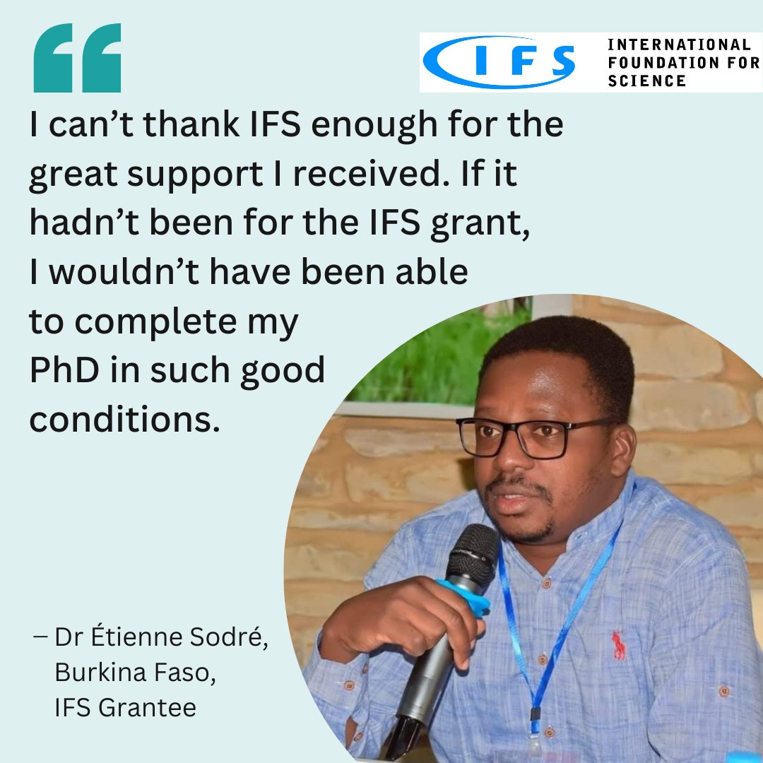 INTERNATIONAL FOUNDATION FOR SCIENCE tweet media