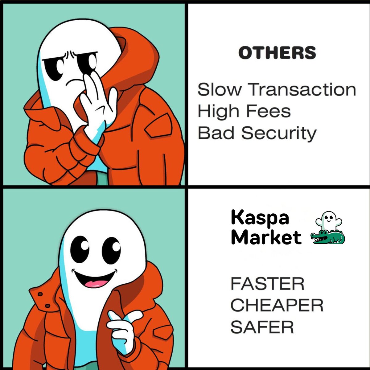 KasperCoin's tweet photo. Haunting the Future, Shaping the Present 👻

$KASPER the Ghost of $KASPA on #KRC20 https://t.co/tG5wDwJcVs