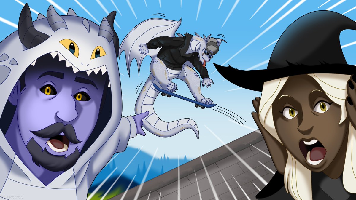 BleydhDu's tweet photo. Really fun comm for @Whitesm42067552 and @St_Persephone !
Working on this was delightful. https://t.co/id30CWYvKB